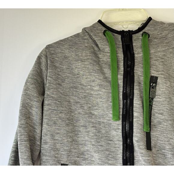 Heineken Official Merchandise Gray Hoodie, Size S, Men’s Casual Jacket - Picture 15 of 16
